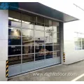 Full Clear Sectional Aluminium Glass Panel Garage Door